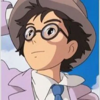 🎞 emoji Jiro Horikoshi | @Otakuworldhelp Telegram sticker 13 of 31