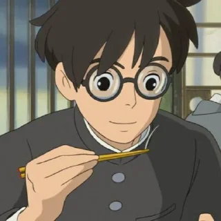 🎞 emoji Jiro Horikoshi | @Otakuworldhelp Telegram sticker 24 of 31