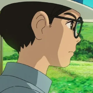 🎞 emoji Jiro Horikoshi | @Otakuworldhelp Telegram sticker 15 of 31