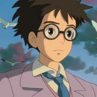 🎞 emoji Jiro Horikoshi | @Otakuworldhelp Telegram sticker 17 of 31
