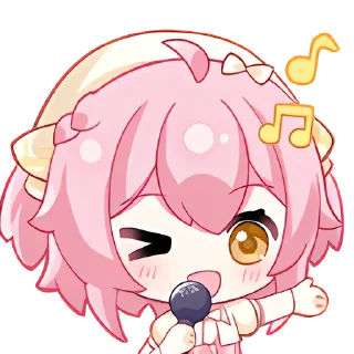 👩‍🎤 emoji taffy summer collection Telegram sticker 11 of 20