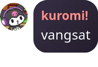 Sticker from Pretty Kuromi