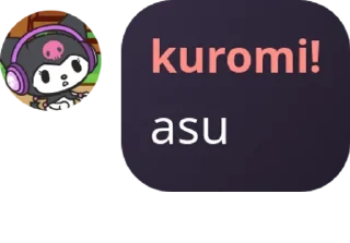Sticker from Pretty Kuromi