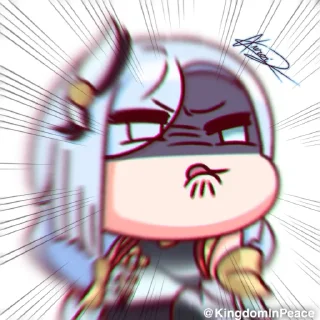 Sticker from Genshin Chibi [@KingdomInPeace]