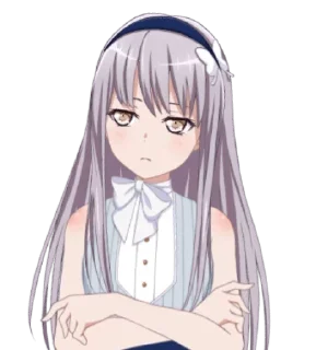 😒 emoji Yukina Minato - @munguttikel @Lxxcdly — @stckrRobot Telegram sticker 19 of 25
