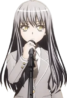 🎤 emoji Yukina Minato - @munguttikel @Lxxcdly — @stckrRobot Telegram sticker 15 of 25