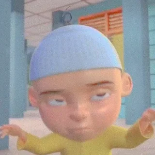 😒 emoji Upin Ipin Telegram sticker 6 of 17