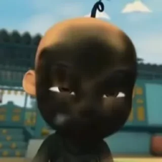 Sticker from Upin Ipin meme