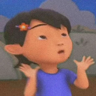 Sticker from Upin + Ipin @wontobey