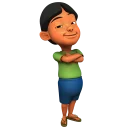 Sticker from Upin Ipin