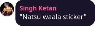 Sticker from Singhs kang pack