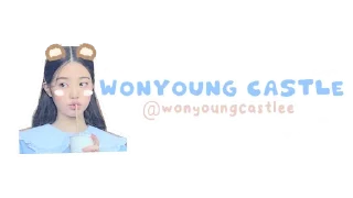 💙 emoji only @wonyoungcastlee 🤩🤩 Telegram sticker 3 of 8