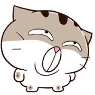 ⭐ emoji 肖阿咪 動態表情貼 @moe_sticker_bot Telegram sticker 9 of 40