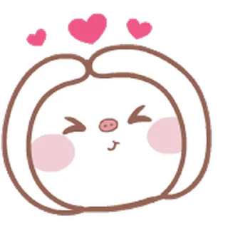 Sticker from Mompig & Dadbear動態表情貼 @deazzle