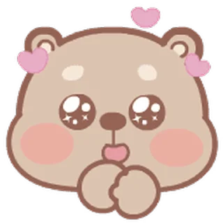 ⭐ emoji Mompig & Dadbear動態表情貼 @deazzle Telegram sticker 11 of 40