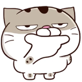 ⭐ emoji 肖阿咪 動態表情貼 @moe_sticker_bot Telegram sticker 7 of 40
