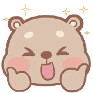 Sticker from Mompig & Dadbear動態表情貼 @deazzle