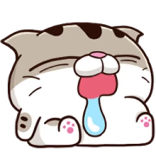 ⭐ emoji 肖阿咪 動態表情貼 @moe_sticker_bot Telegram sticker 21 of 40
