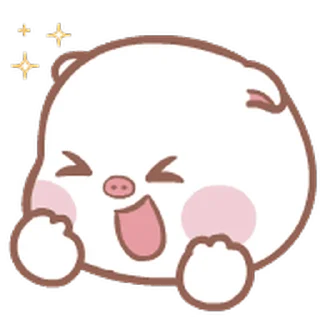 ⭐ emoji Mompig & Dadbear動態表情貼 @deazzle Telegram sticker 6 of 40