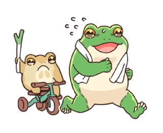 Sticker from 只想再瘦一點的青蛙 @moe_sticker_bot