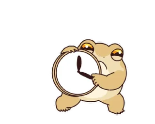 ⭐ emoji 只想好好溝通的青蛙 @moe_sticker_bot Telegram sticker 16 of 23