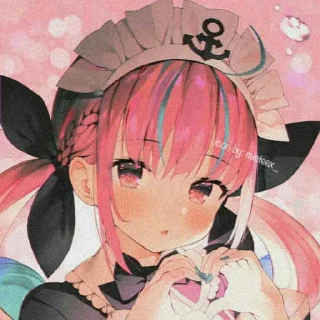Sticker from Minato aqua @VanysChannel @munguttikel