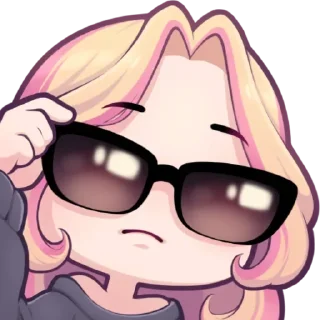 😎 emoji @Sticker_WoW Mapu Twitch Telegram sticker 7 of 44
