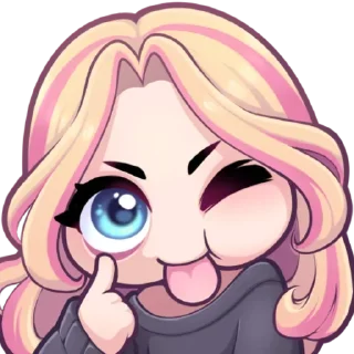 😝 emoji @Sticker_WoW Mapu Twitch Telegram sticker 23 of 44