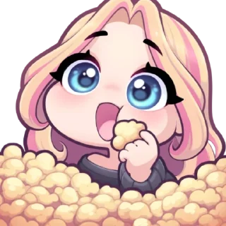 🍿 emoji @Sticker_WoW Mapu Twitch Telegram sticker 10 of 44