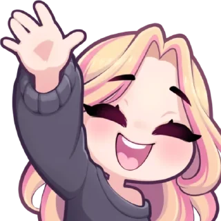 👋 emoji @Sticker_WoW Mapu Twitch Telegram sticker 18 of 44
