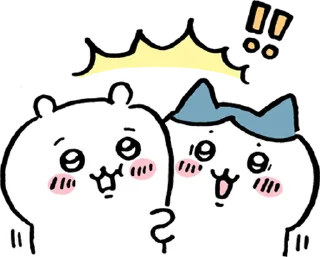 😳 emoji ちいかわ 1 Telegram sticker 22 of 40