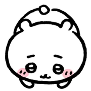 ⭐ emoji ちいかわ絵文字 @moe_sticker_bot Telegram sticker 23 of 40