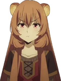 😕 emoji Raphtalia @AnimeIndustryIndex Telegram sticker 16 of 49