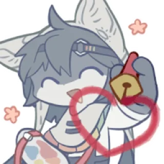 ⭐ emoji 小狗格德 Telegram sticker 13 of 16