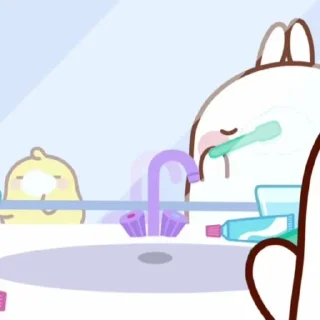 Sticker from Molang land🐰 by @molangtikel