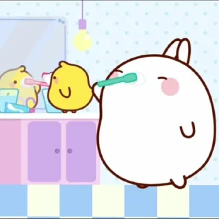 Sticker from Molang land🐰 by @molangtikel