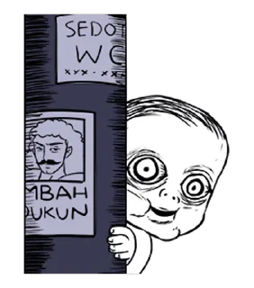 ⭐ emoji Horror Ghost Story @AnimeLibrary_Stickers Telegram sticker 17 of 24