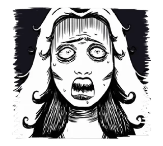 ⭐ emoji Horror Ghost Story @AnimeLibrary_Stickers Telegram sticker 2 of 24