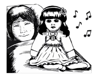 ⭐ emoji Horror Ghost Story @AnimeLibrary_Stickers Telegram sticker 16 of 24