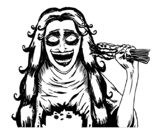⭐ emoji Horror Ghost Story @AnimeLibrary_Stickers Telegram sticker 8 of 24