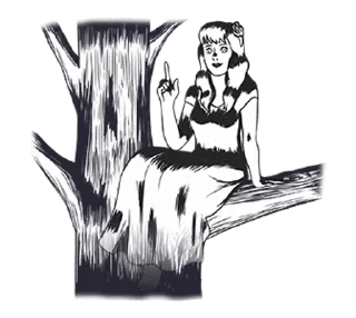⭐ emoji Horror Ghost Story @AnimeLibrary_Stickers Telegram sticker 15 of 24