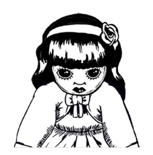 ⭐ emoji Horror Ghost Story @AnimeLibrary_Stickers Telegram sticker 3 of 24