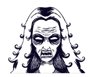 ⭐ emoji Horror Ghost Story @AnimeLibrary_Stickers Telegram sticker 19 of 24