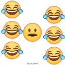 😂 emoji @MAFIAl00TERA's TeleBot Animated Vol.1 Telegram sticker 9 of 50