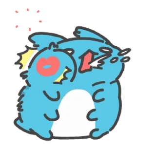 Sticker from 貓貓蟲咖波 愛的鞭策 @moe_sticker_bot