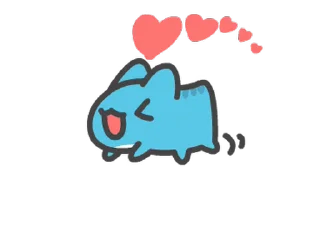 ❤️ emoji 貓貓蟲咖波-可愛好用篇 @moe_sticker_bot Telegram sticker 20 of 24