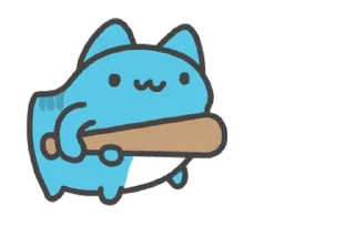 👋 emoji 貓貓蟲咖波 愛的鞭策 @moe_sticker_bot Telegram sticker 15 of 24