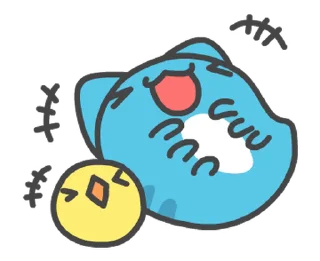 🤣 emoji 貓貓蟲咖波-可愛好用篇 @moe_sticker_bot Telegram sticker 5 of 24