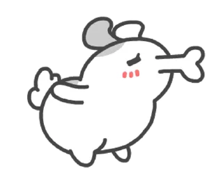 Sticker from 貓貓蟲咖波 愛的鞭策 @moe_sticker_bot
