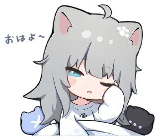 Sticker from @mtmao Nachoneko!